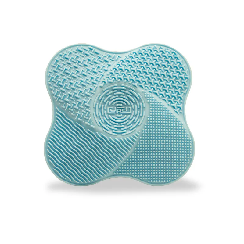 Placa de Limpeza de Maquiagem em Silicone com Forma de Flor de Cor Personalizada