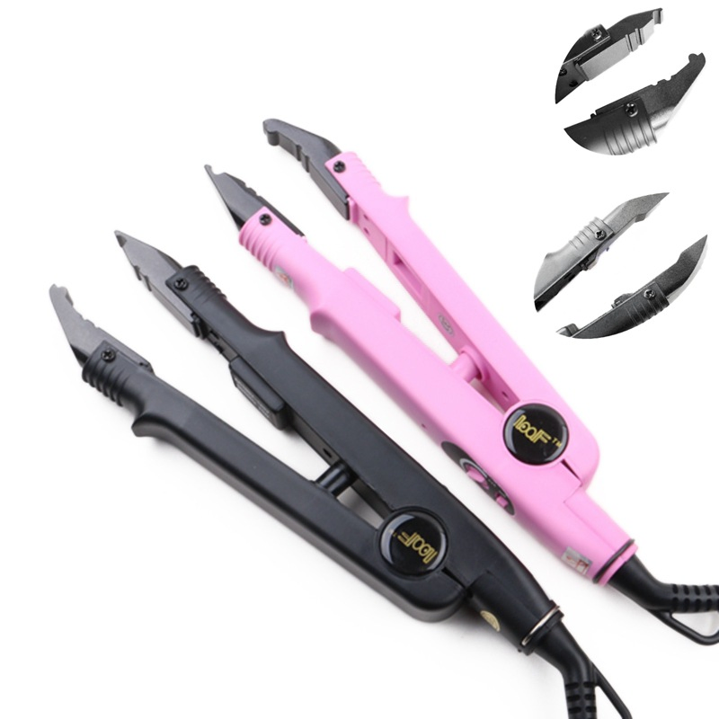 Ferro de Fusão para Extensões de Cabelo Profissional, Conector de Calor Loof, Ferramenta de Derretimento para Extensões