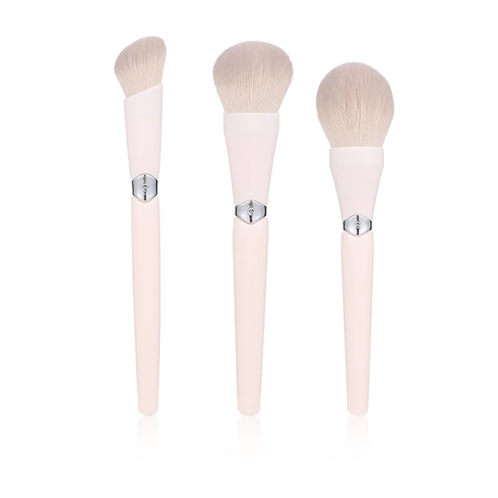 3 PCS Private Label Diamond Customized Logo High Quality Makeup Brush Set
