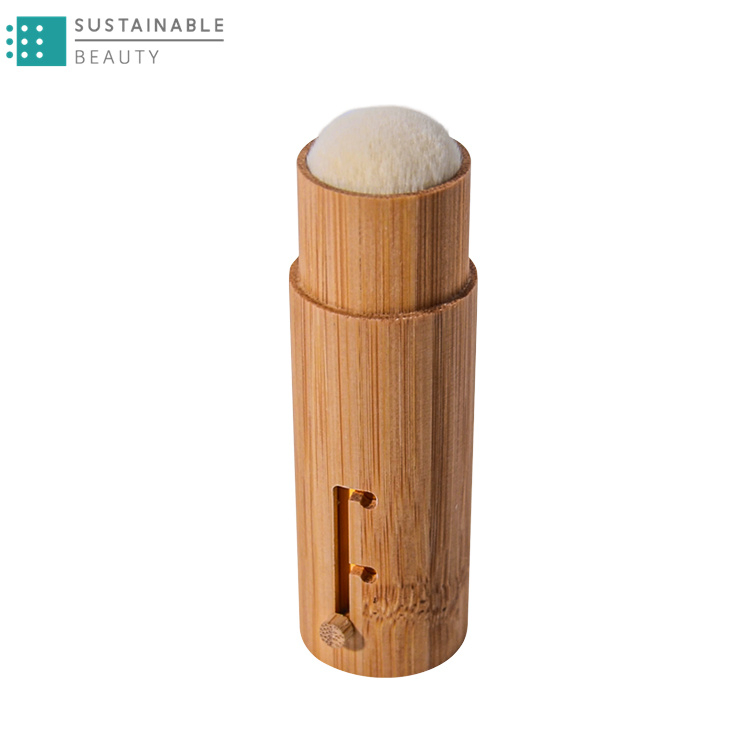 Conjunto de Pincéis de Maquiagem de Alta Qualidade em Cabelo de Cabra Mini e Bambu para Viagens de Luxo com Marca Própria