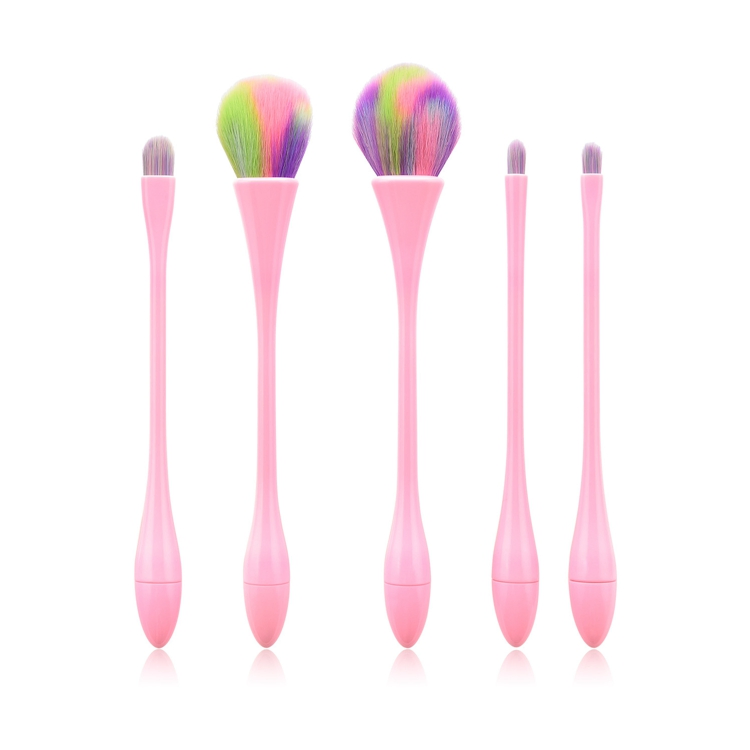 Pincel de Maquiagem de Cintura Fina Fábrica de Cosméticos Beleza Cosméticos Maquiagem de Luxo 5 PCS Pincéis de Maquiagem Ecológicos