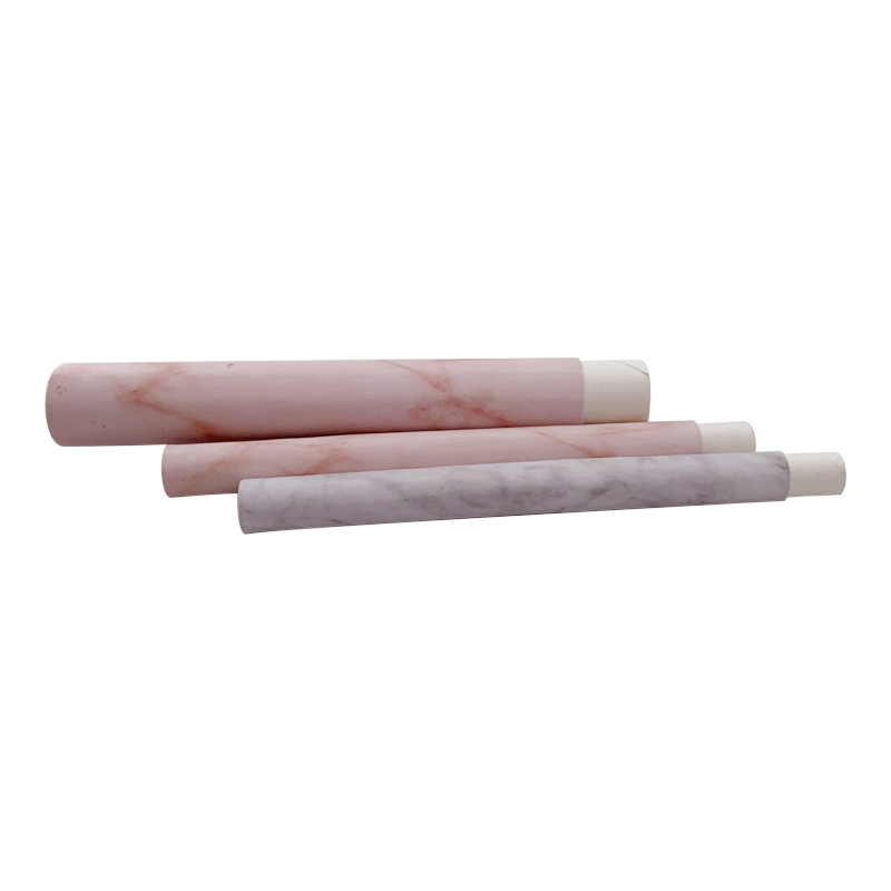 Pincel de Maquiagem Personalizado com Cabo de Papel, Acessórios para Pincel de Maquiagem, Tubo de Papel Circular com Acessórios de Papel Impressos Personalizáveis