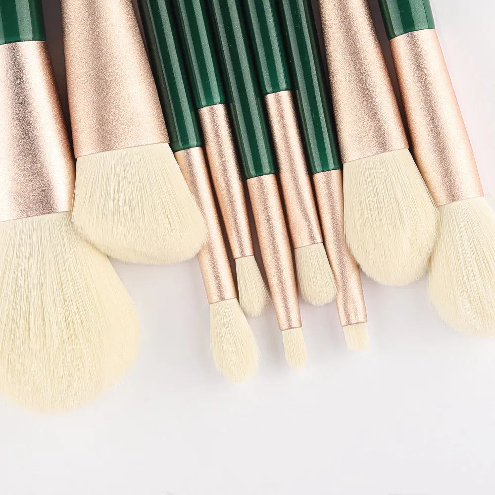 Conjunto de Pincéis de Maquiagem Completo com Cerdas Sintéticas de Alta Qualidade para Salão