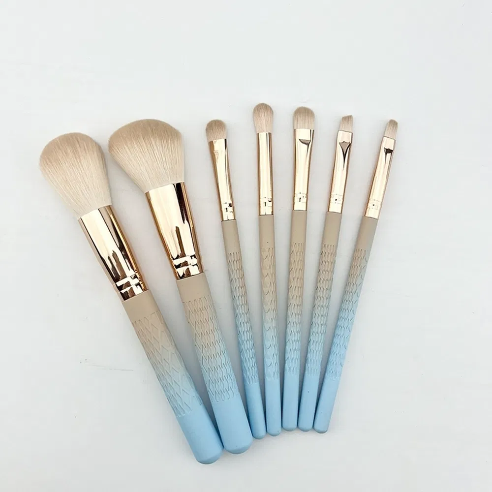 Atacadista de Pincéis Cosméticos Sintéticos Conjunto de Pincéis de Maquiagem com Cabeça de Pincel Cortada à Mão Fashion