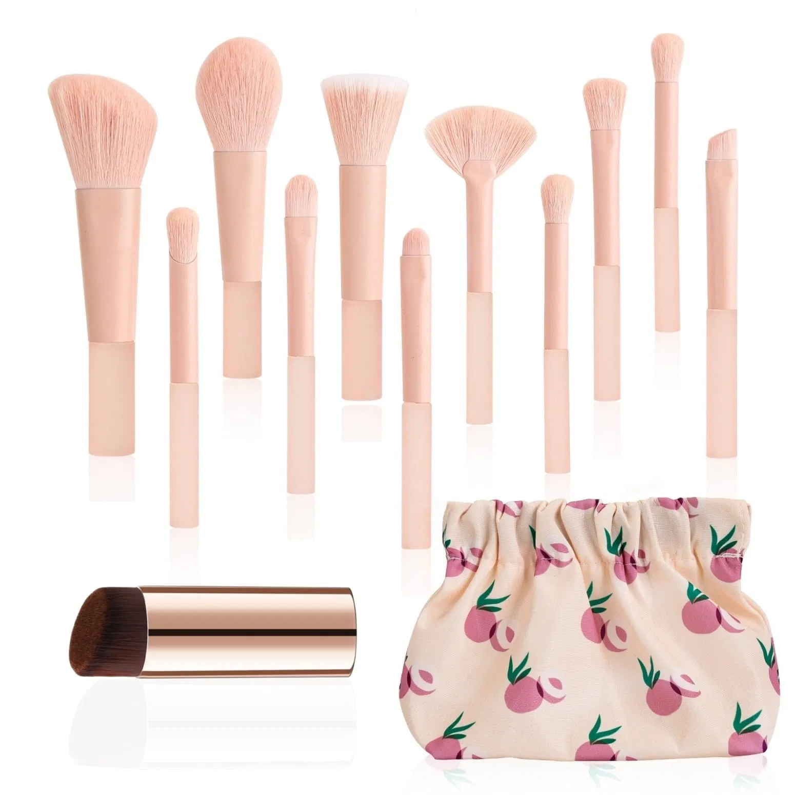 OEM 11 PCS Mini Travel Premium Synthetic Makeup Brush Set