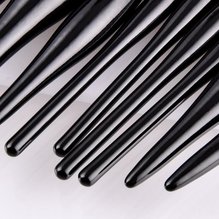 Preto 22 Pincel de Maquiagem Natural Cerdas de Nylon Coloridas Pincel de Maquiagem Profissional Rótulo Privado Conjunto de Pincéis de Maquiagem por Atacado