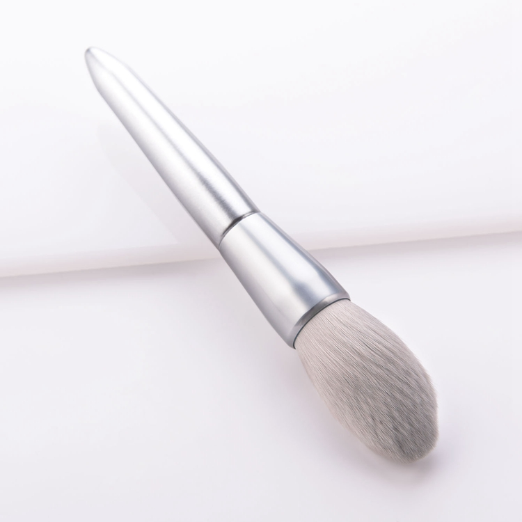 8PCS Conjunto de Pincéis Cosméticos de Beleza Conjunto de Pincéis de Maquiagem Marca Própria Cabo Prateado