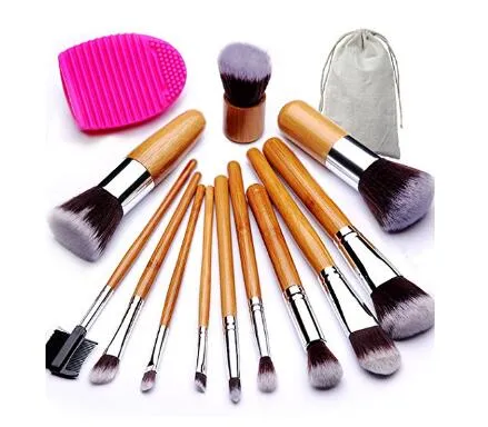 Pincéis de Maquiagem de Bambu 2