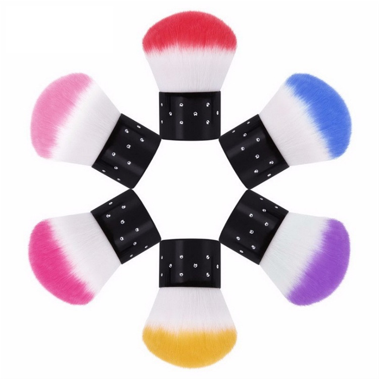 Pincel de Pó para Unhas Ferramenta de Manicure Pincel Portátil para Limpeza de Pó para Arte em Unhas em Salão