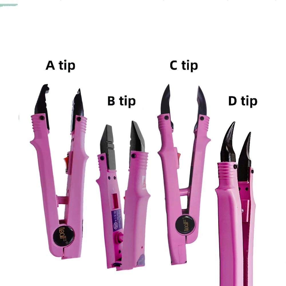 Ferro de Fusão para Extensões de Cabelo Profissional, Conector de Calor Loof, Ferramenta de Derretimento para Extensões