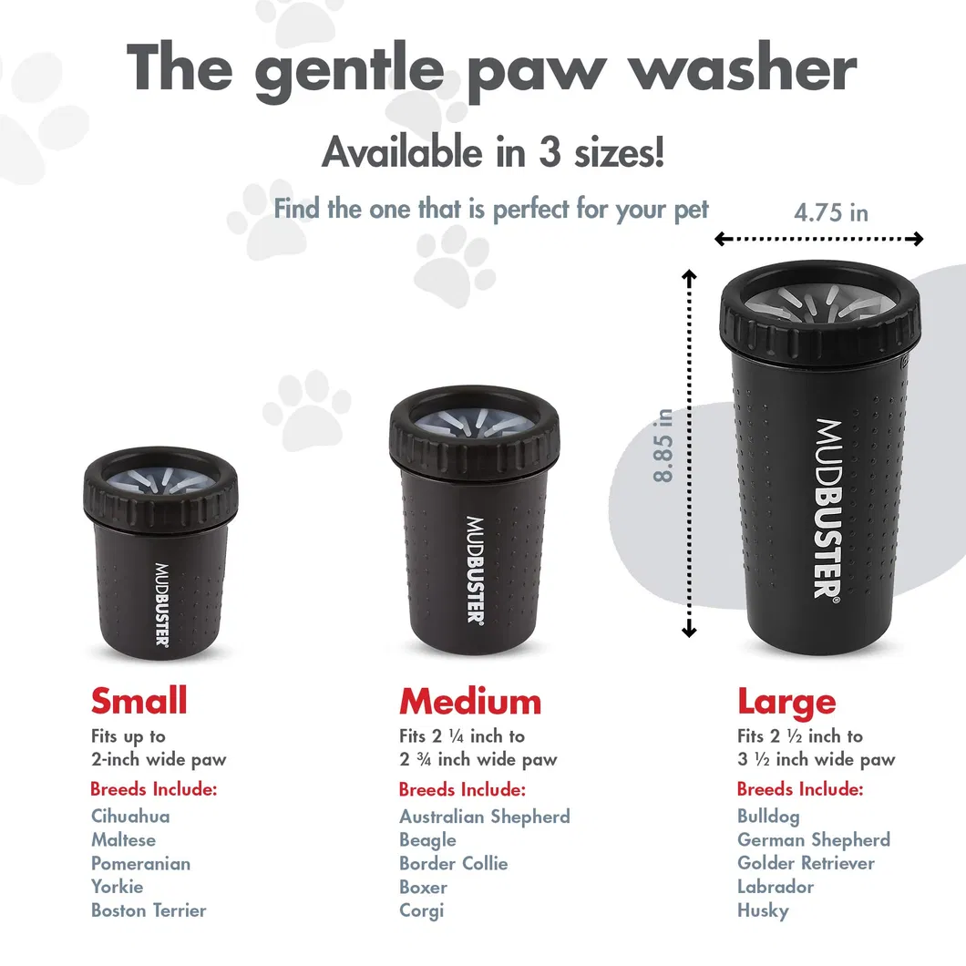 Limpeza de Patas de Cão de Alta Qualidade Suprimentos para Animais de Estimação e Acessórios para Cães