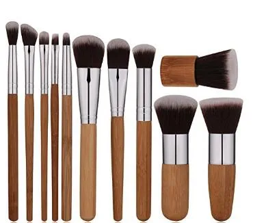 Pincéis de Maquiagem de Bambu 1