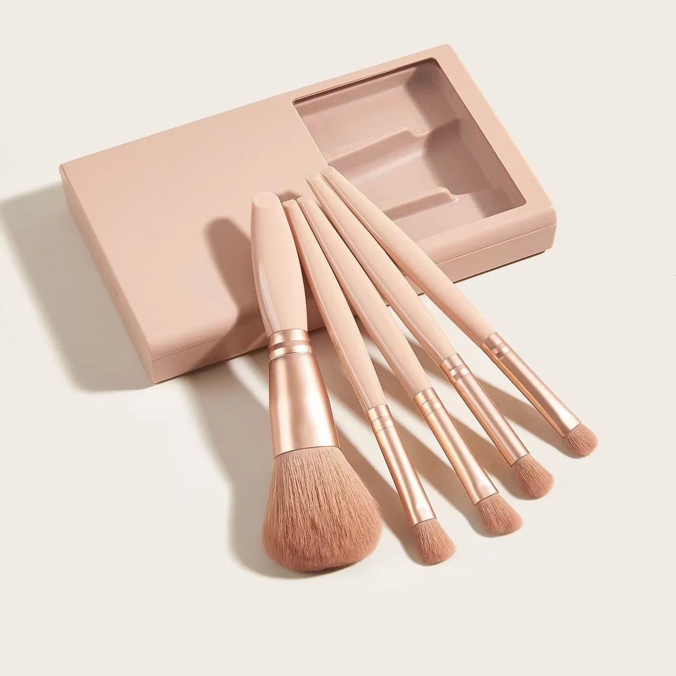 Conjunto de Pincéis de Maquiagem Sintéticos Veganos Sem Crueldade