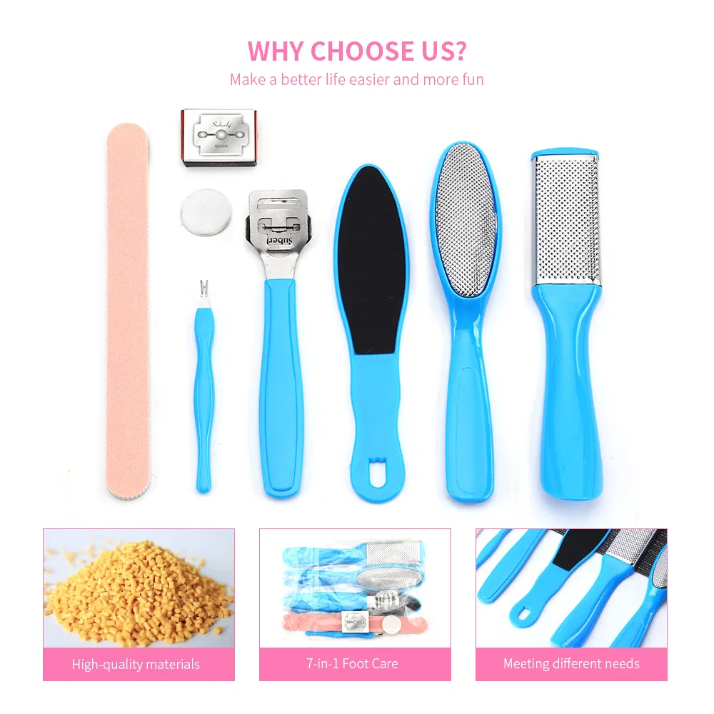 Conjunto Profissional de Cuidados com as Unhas em Aço Inoxidável para Manicure e Pedicure, Ferramentas de Beleza para Cuidados com a Pele dos Pés