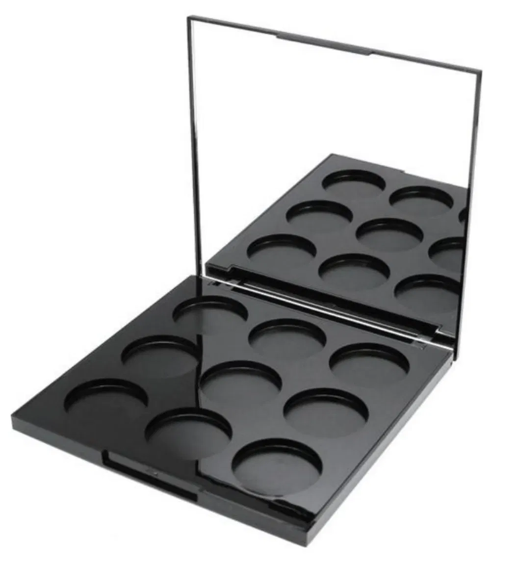 Fábrica de Embalagens de Beleza da China 2 4 6 8 10 12 14 15 24 Grade de Cores Pan Bem Ecológico 8 Paleta de Sombras Recarregável Vazia