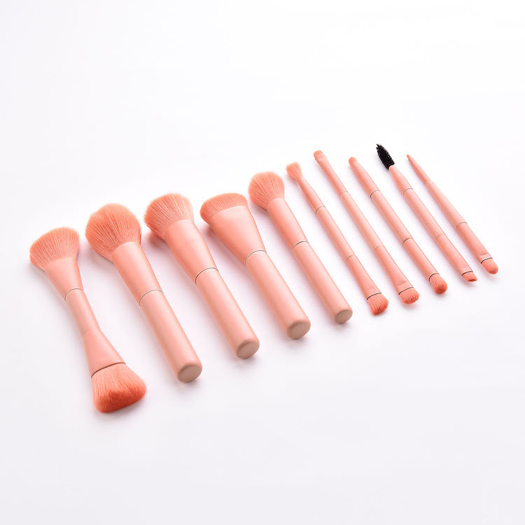 Pincel de Maquiagem Facial de Fibra Natural, Pó de Fundação Sintético, Pincéis de Maquiagem Veganos