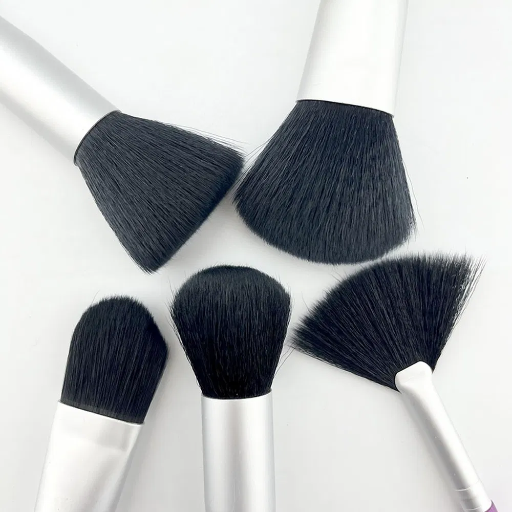 Fabricantes de Conjuntos de Pincéis Cosméticos Sintéticos Até Pó Liberação Pincéis de Maquiagem de Qualidade de Salão
