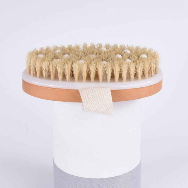 Escovas de Banho de Bambu Orgânico com Cerdas Naturais para Esfoliação, Escovação a Seco e Corpo