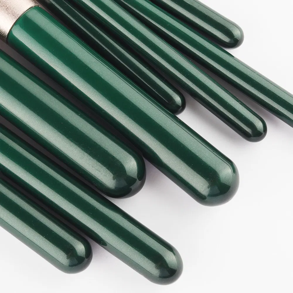 Conjunto de Pincéis de Maquiagem Personalizado Usando Fibras Sintéticas Veganas Premium