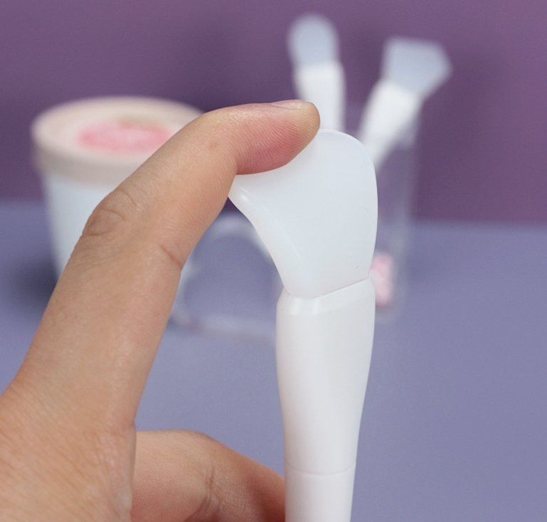 Pincel de Silicone Profissional para Máscara Facial Maquiagem