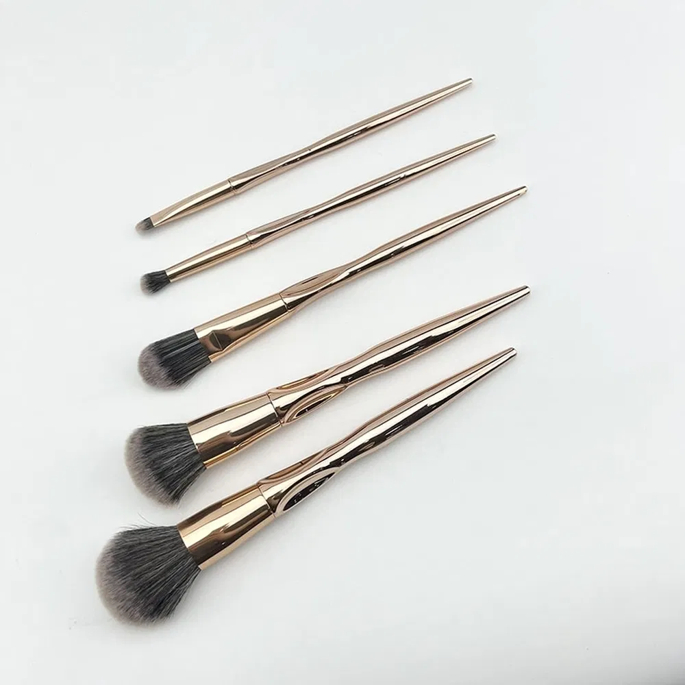 Pincel de Fundação Cosmética Atacadista Efeito Suave Natural Pincel de Maquiagem de Cerdas Naturais