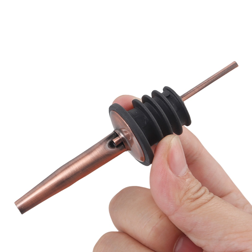 Acessórios de Cortiça para Vinho em Aço Inoxidável, Despejador de Vinho, Tampa Automática para Garrafa, Bico de Despejo para Cortiça de Vinho