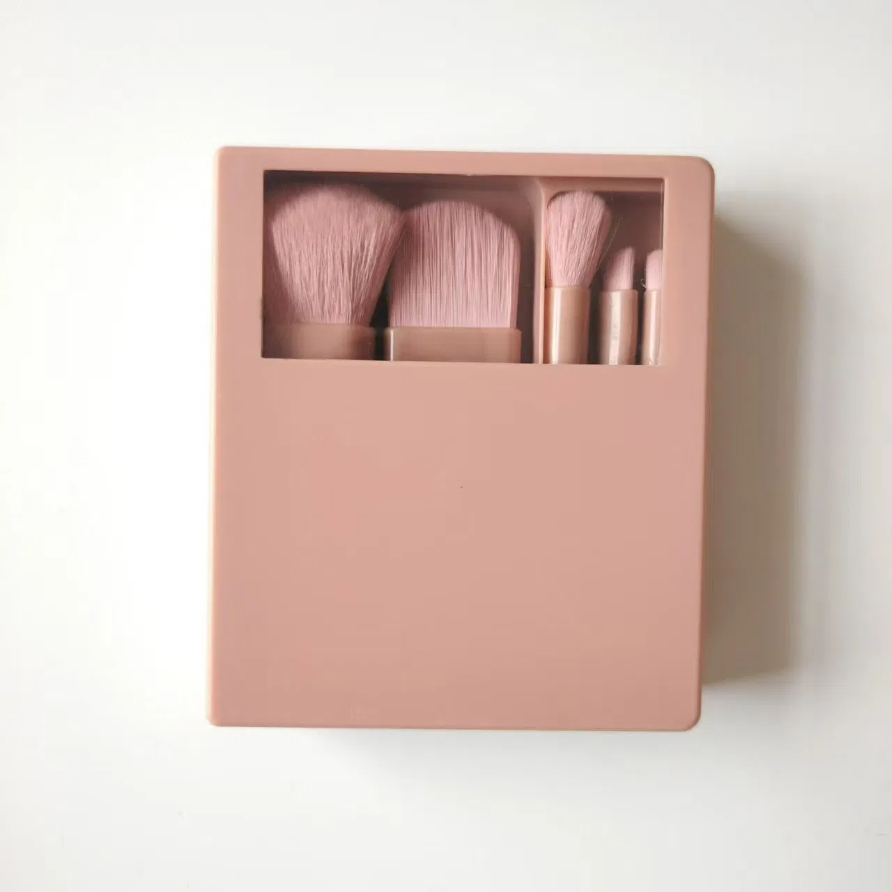 Conjunto de Pincéis de Maquiagem Portátil de Luxo Mini Kit de Pincéis Cosméticos para Viagem com Estojo de Armazenamento