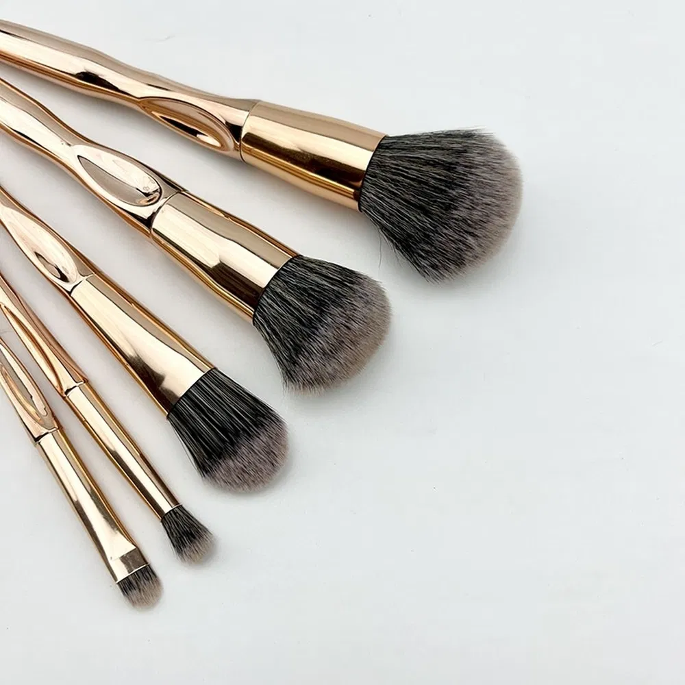 Pincel de Fundação Cosmética Atacadista Efeito Suave Natural Pincel de Maquiagem de Cerdas Naturais