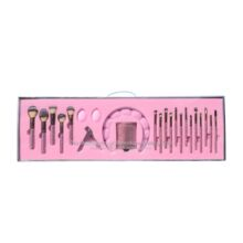 Conjunto de Pincéis de Maquiagem com Diamante Glitter e Strass para Rosto, Blush e Sombra de Olhos, Kit Profissional em Caixa de Presente Luxuosa, Essencial para Festas