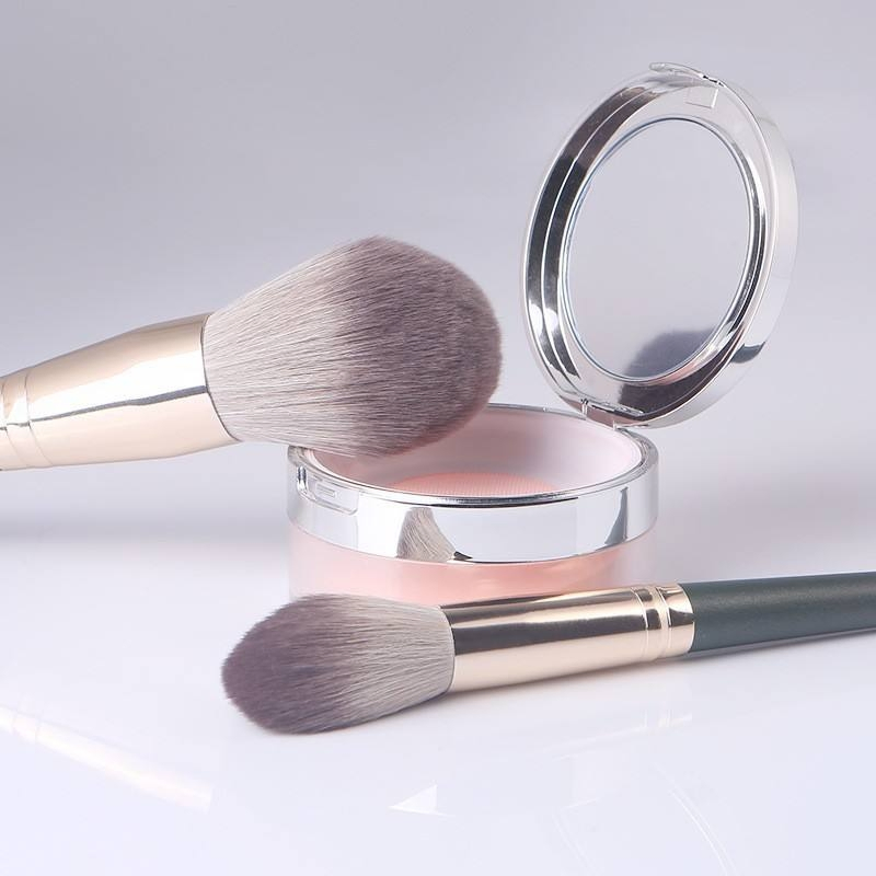 Conjunto de Pincéis de Maquiagem Sintéticos Personalizados por Atacado 14PCS Veganos para o Rosto