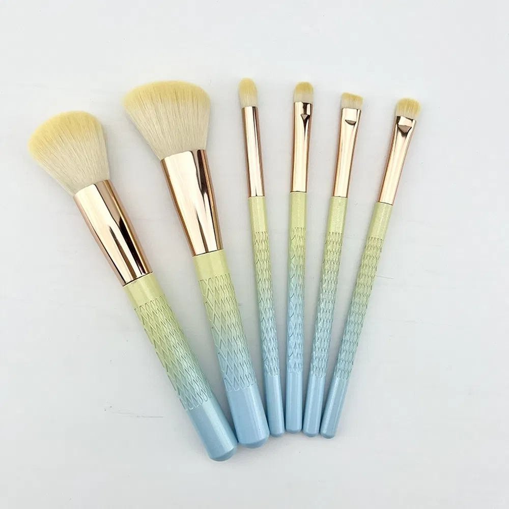 Kit de Ferramentas de Pincéis Cosméticos Fabricação Embalagem Ecológica Pincéis de Maquiagem Veganos