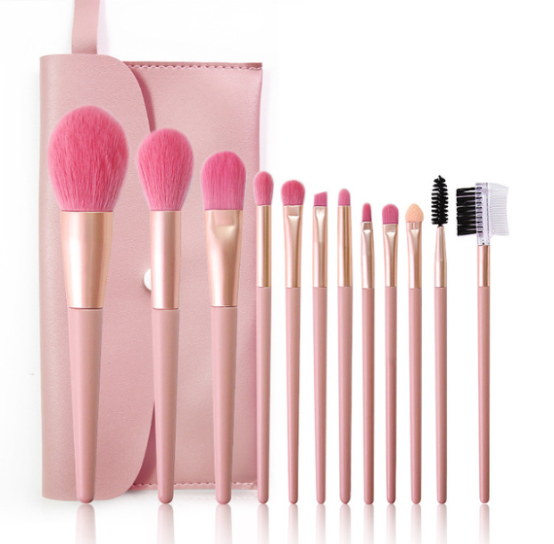 12PCS Conjunto de Pincéis de Maquiagem Ferramentas de Maquiagem Cosmética Marca Privada Conjuntos de Pincéis de Maquiagem Brocha De Maquillaje para um Look de Maquiagem Perfeito no Dia a Dia