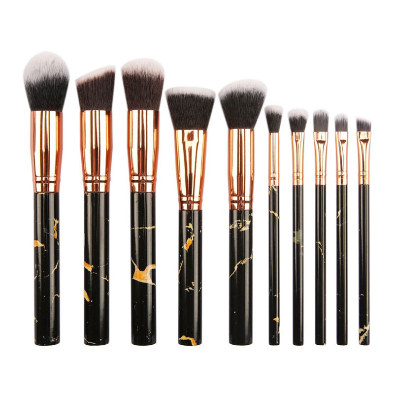Conjunto de Pincéis de Maquiagem Multifuncional Profissional para Rosto, Lábios e Olhos