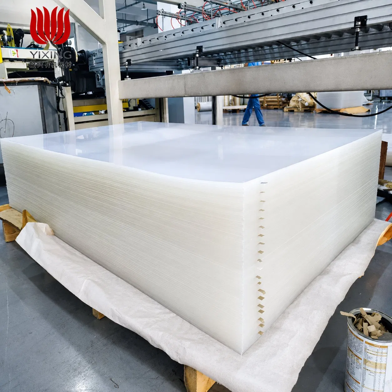 Folha de Acrílico Extrudado de Grau Óptico com Alta Transparência Placa de PMMA