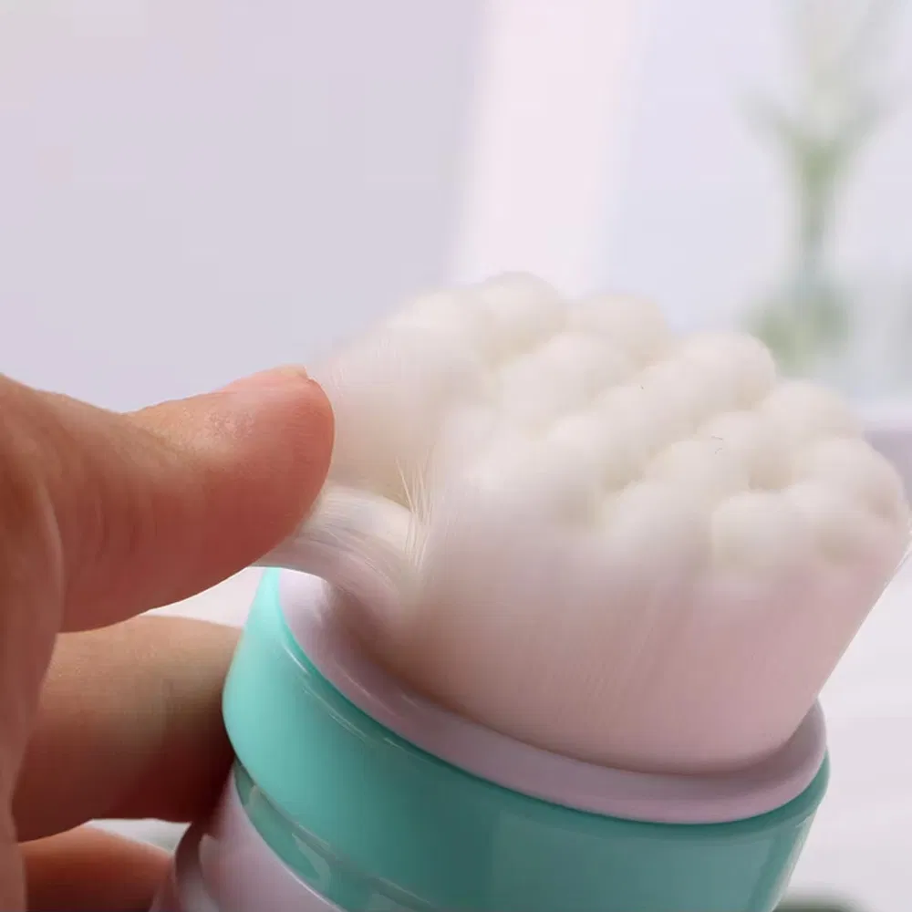 Escova de Limpeza Facial de Silicone para Arte nas Unhas, Cuidados Faciais, Limpeza, Massagem e Esfoliação