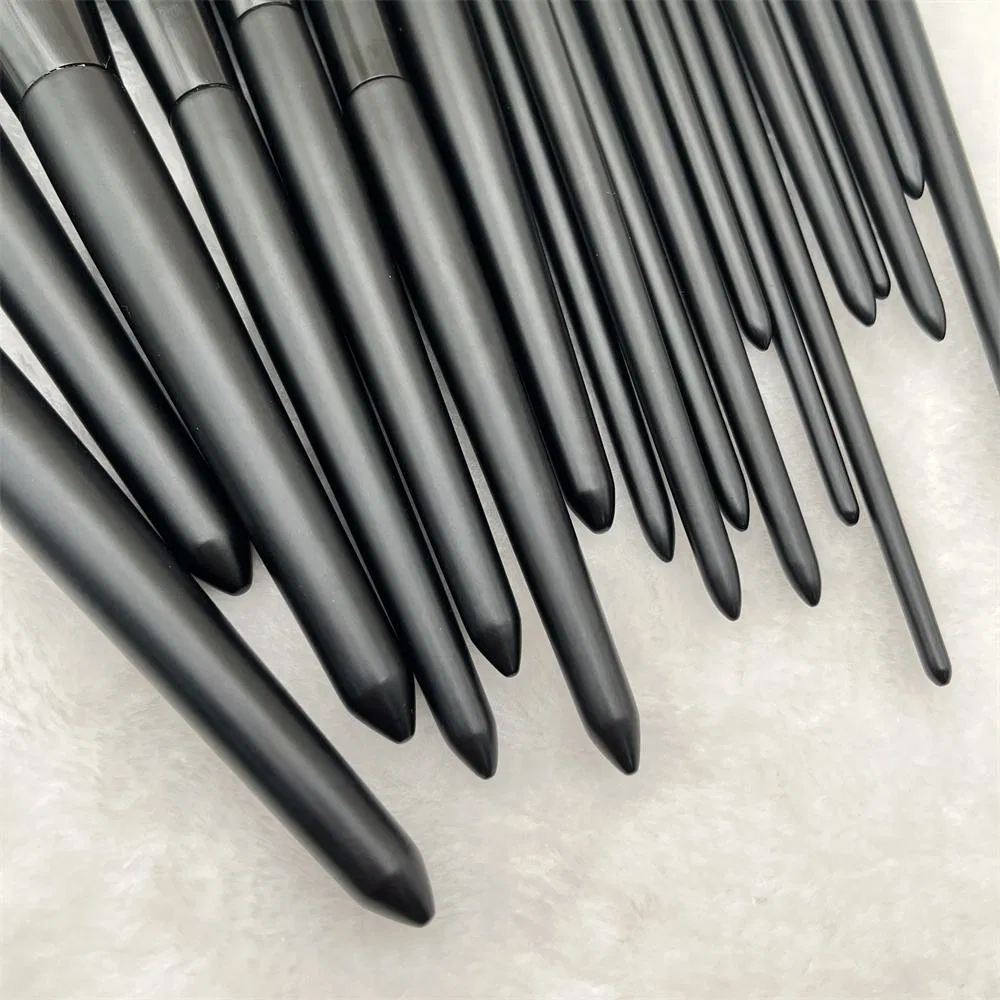Wholesale Black 20PCS Synthetic Hair Wood Unique Customized Makeup Brush Set