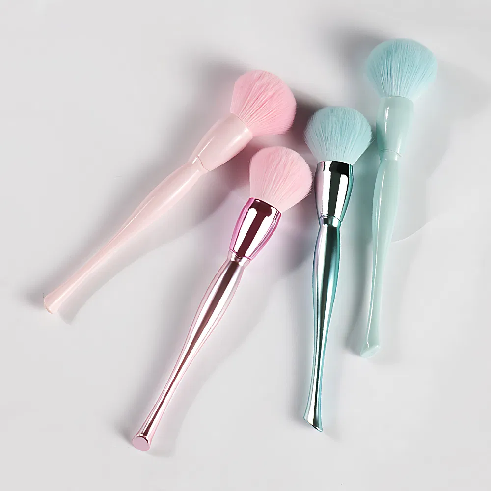 Pincel de Blush Corretivo Soft Foundation Grande Pincéis de Maquiagem em Fibra Sintética