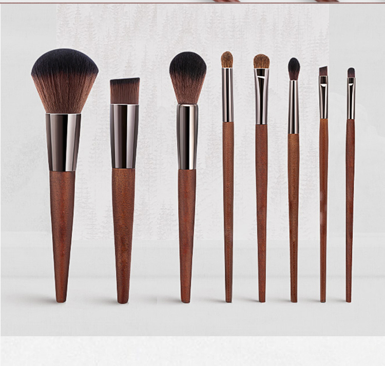 Conjunto de Pincéis de Maquiagem para Olhos Profissionais de Marca Própria, Pincéis de Mistura, Côncavo, Iluminação, Sobrancelha e Sombra