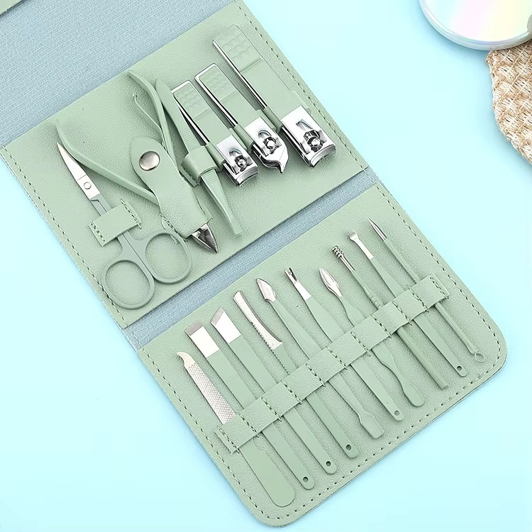Conjunto de Beleza Profissional Popular para Venda Quente na Fábrica Ferramentas de Pedicure 16 PCS Conjunto de Manicure