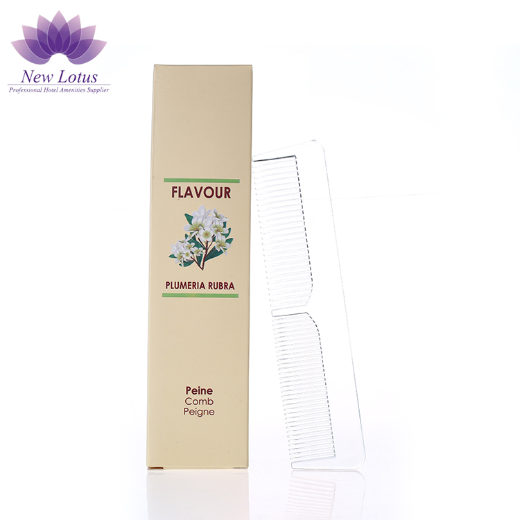 Escova de Cabelo Descartável Ecológica para Hotéis - Pente de Luxo com Material PVC/PE