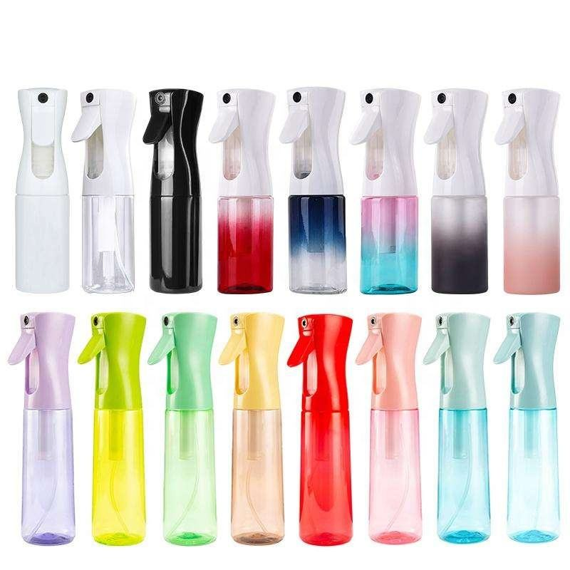 Ferramentas de Corte de Cabelo DIY para Barbeiros, Frascos de Spray de Névoa Fina para Cabelo Cacheado, Plástico Contínuo, Ferramentas e Acessórios de Barbeiro