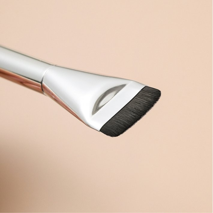 Pincel de Base Plano, Pincel de Base Não Absorvente, Pincel de Maquiagem Sem Emenda, Pincel de Corretivo Ultra Fino
