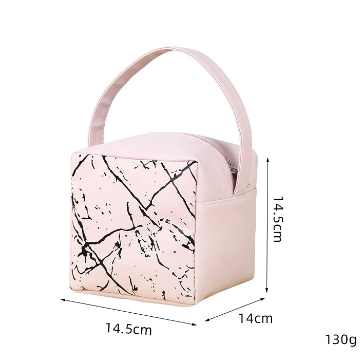 Organizador de Viagem de Grande Capacidade Estojo para Pincéis de Maquiagem Bolsa de Cosméticos em Couro PU Personalizada