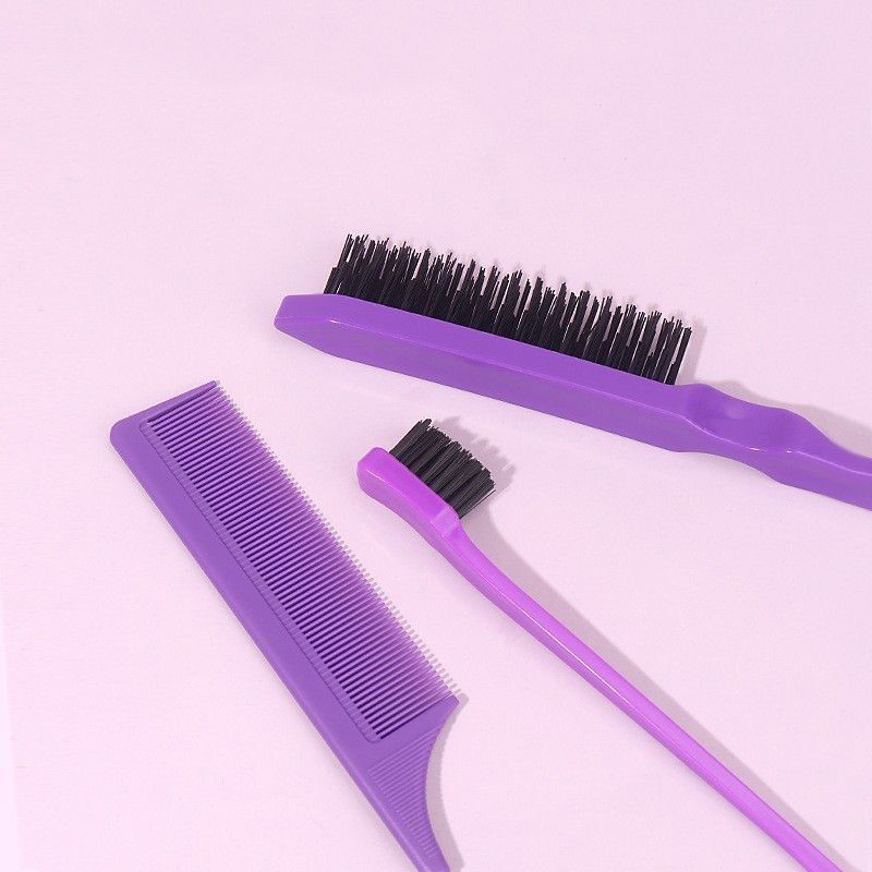 Kit de Estilização de Cabelo Beautichen 5-Piece: Escova de Teaser, Pente de Cauda de Rato, Escova de Sobrancelha, Escova para Cabelos Voadores e Clip Octopus com Spray de Água