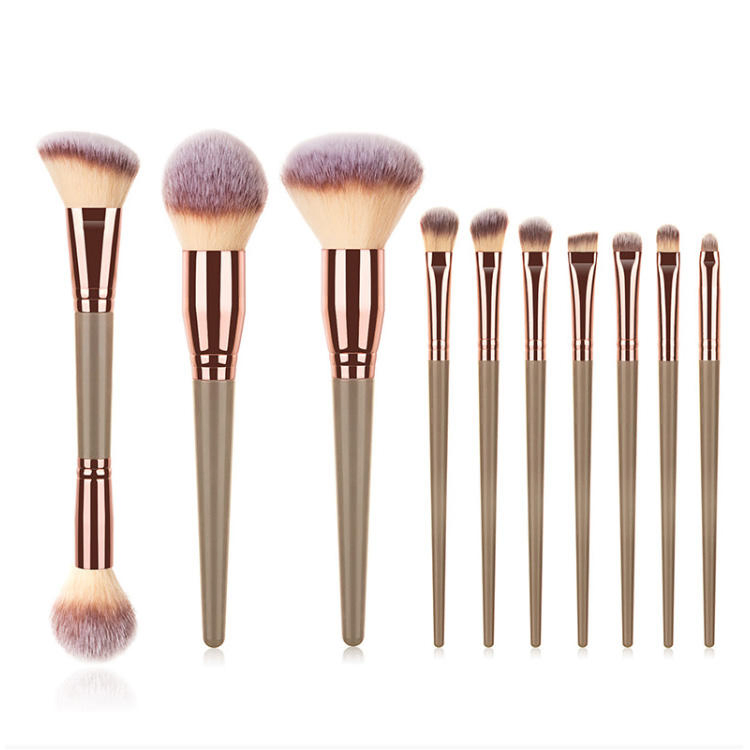 Conjunto de Pincéis de Maquiagem de Luxo com Dupla Ponta por Atacado