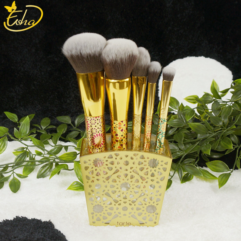 Conjunto de Ferramentas de Maquiagem com Pincéis Coloridos para Beleza e Arte de Unhas Personalizados