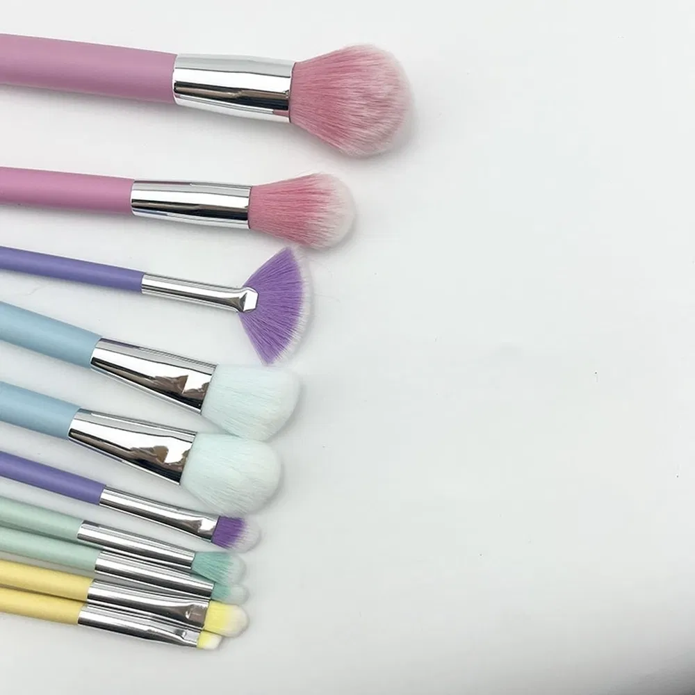 Fábrica de Pincéis Cosméticos Mini Tubo de Pressão Sem Cobre Sem Queda Pincel de Maquiagem