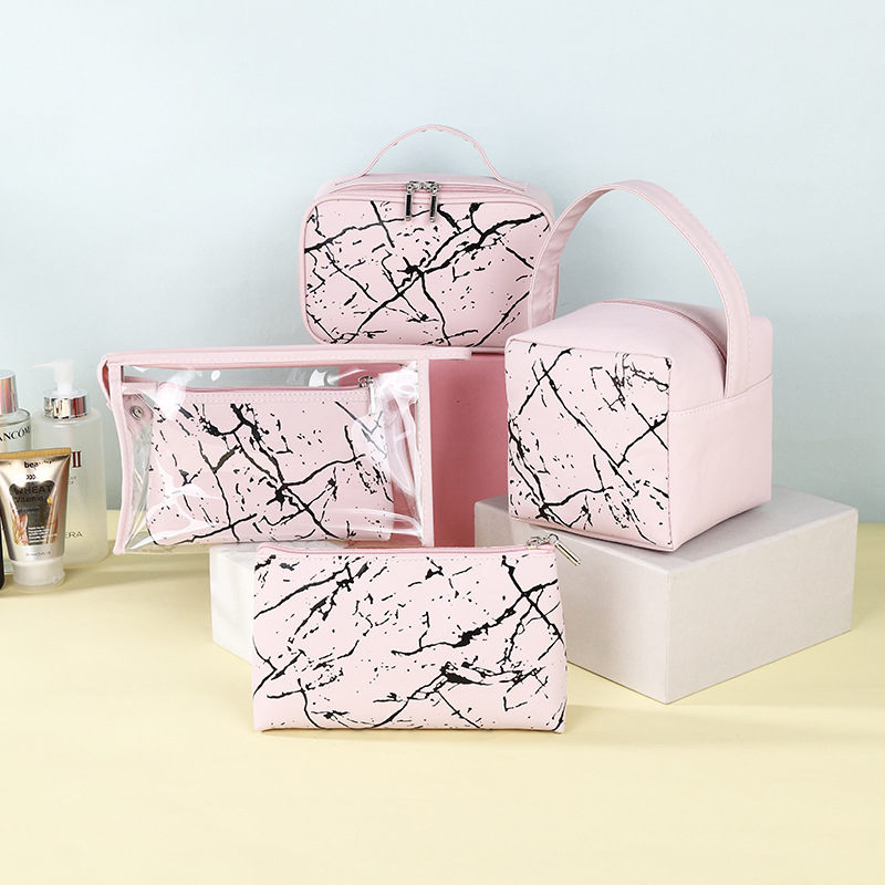 Organizador de Viagem de Grande Capacidade Estojo para Pincéis de Maquiagem Bolsa de Cosméticos em Couro PU Personalizada
