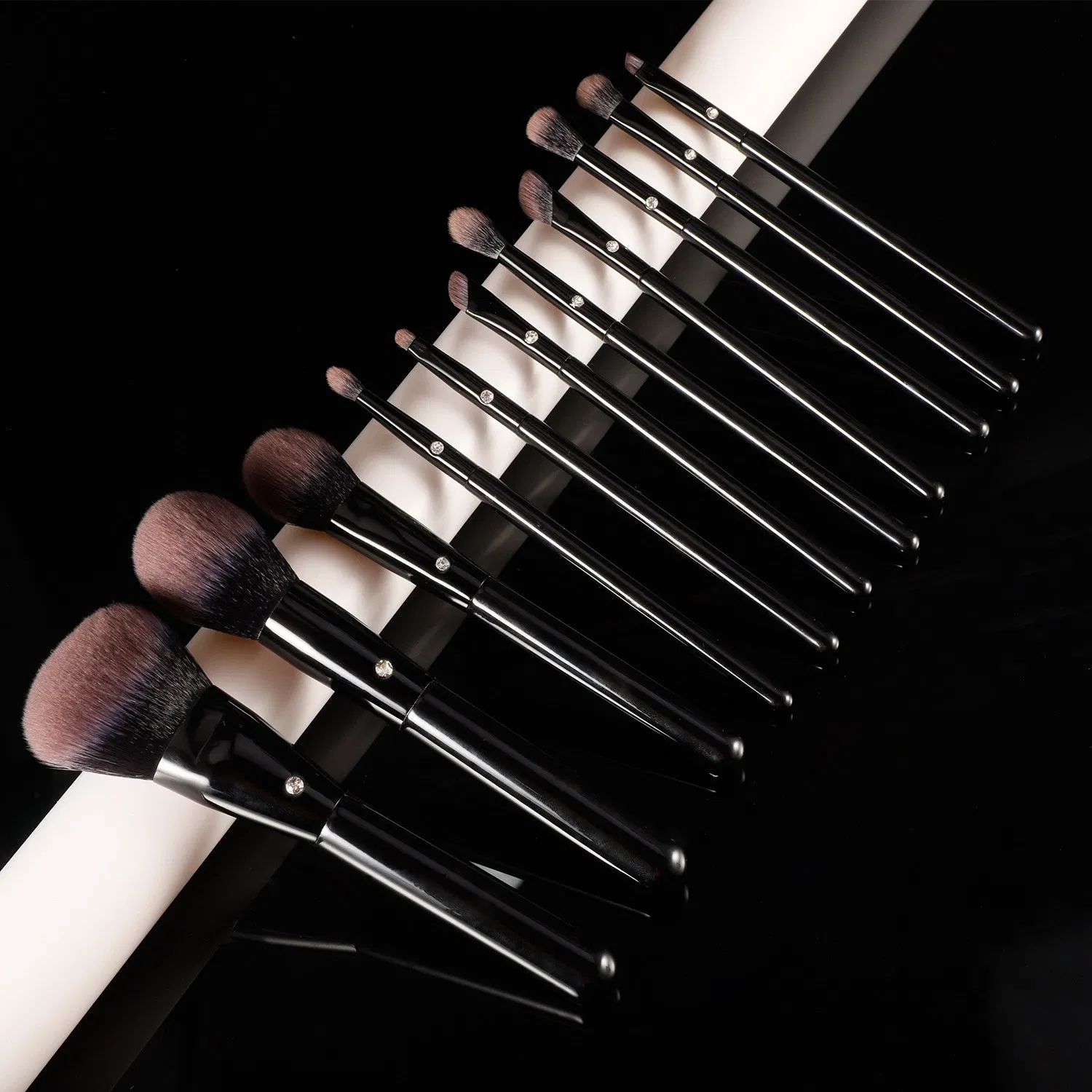 Hot Sale Black 11PCS Professional Cruetly Free Private Label Makeup Brushes Set