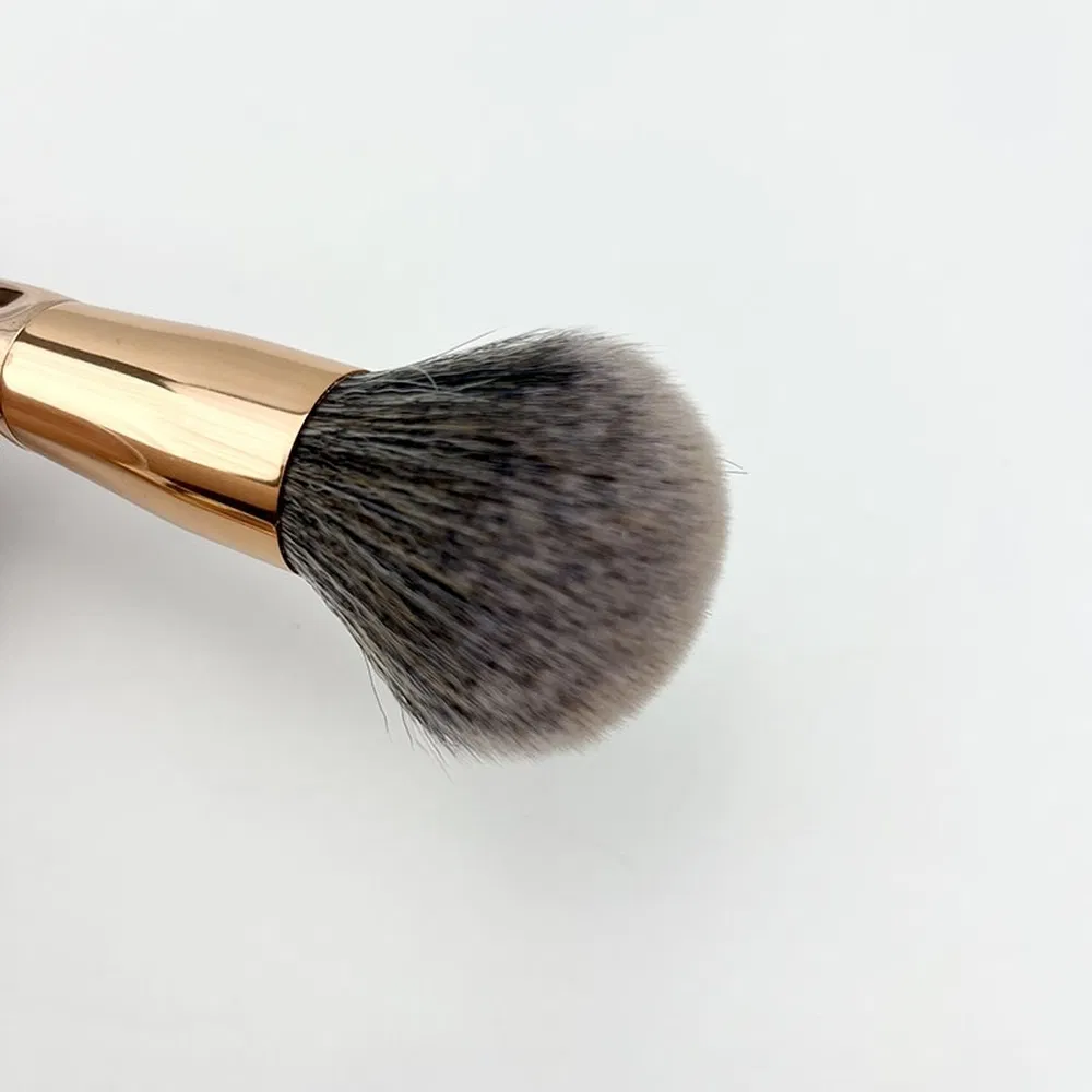 Pincel de Fundação Cosmética Atacadista Efeito Suave Natural Pincel de Maquiagem de Cerdas Naturais